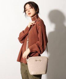 OZOC（オゾック）の「◆ビット型押し配色ショルダー（ショルダーバッグ）」