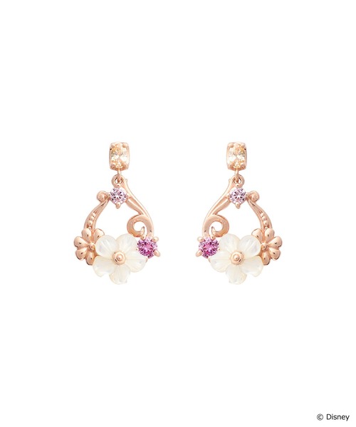 ディズニーコレクション塔の上のラプンツェルシリーズ アクセサリー Tiara ピアス ピアス 両耳用 Silva