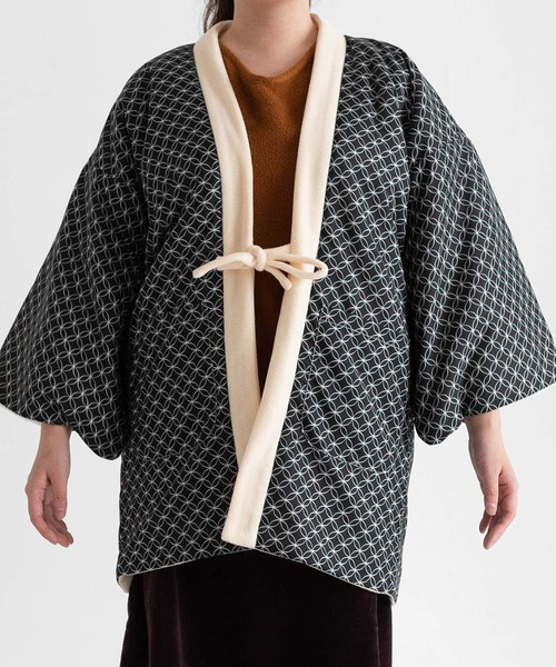 KYOETSU(キョウエツ)の「リバーシブルフリース半纏(その他アウター・レディース・ブラック系その他/グレー系その他/ブラウン系その他/ブルー系その他/イエロー系その他/ピンク系その他/レッド系その他/ブルー系その他2・M/L)」の9枚目の写真