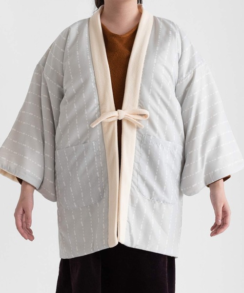 KYOETSU(キョウエツ)の「リバーシブルフリース半纏(その他アウター・レディース・ブラック系その他/グレー系その他/ブラウン系その他/ブルー系その他/イエロー系その他/ピンク系その他/レッド系その他/ブルー系その他2・M/L)」の14枚目の写真