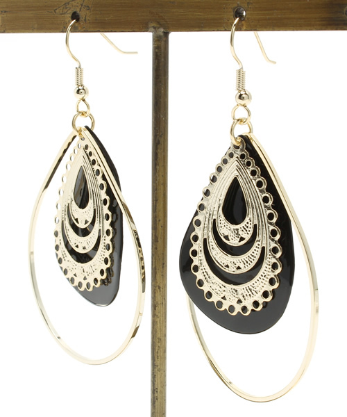 チャイハネ（チャイハネ）の「【チャイハネ】メーティアピアス（ピアス（両耳用）・レディース・ブルー/ブラウン/ホワイト・FREE）」の6枚目の写真