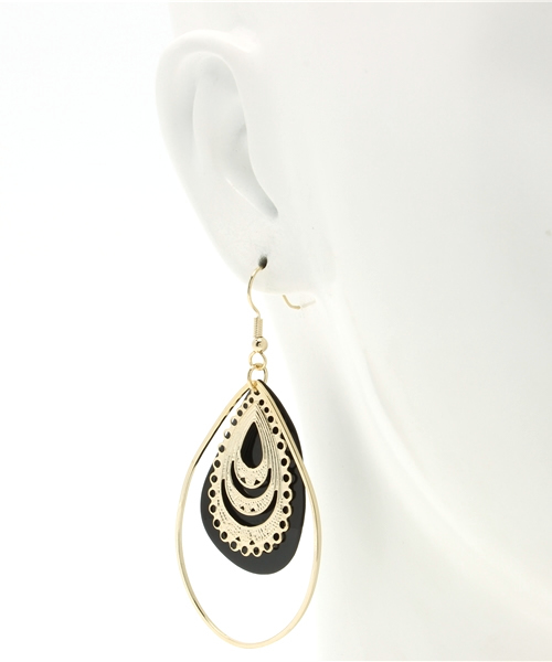 チャイハネ（チャイハネ）の「【チャイハネ】メーティアピアス（ピアス（両耳用）・レディース・ブルー/ブラウン/ホワイト・FREE）」の5枚目の写真