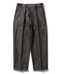 BEAMS PLUS | BEAMS PLUS / ヘリンボーン エンブロイダリー ワイド トラウザーズ(その他パンツ)
