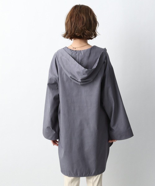 A part by（アパートバイ）の「VisCoメキシカンパーカー　931710（シャツ/ブラウス・レディース・チャコールグレー/ライトグリーン/ライトベージュ・FREE）」の5枚目の写真