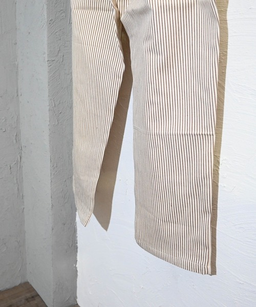 Anytime Songs(エニータイムソングス)の「ヒッコリー シェフパンツ(その他パンツ・メンズ・ホワイト/ブラック/ネイビー・SMALL/MEDIUM/LARGE/X-LARGE)」の6枚目の写真