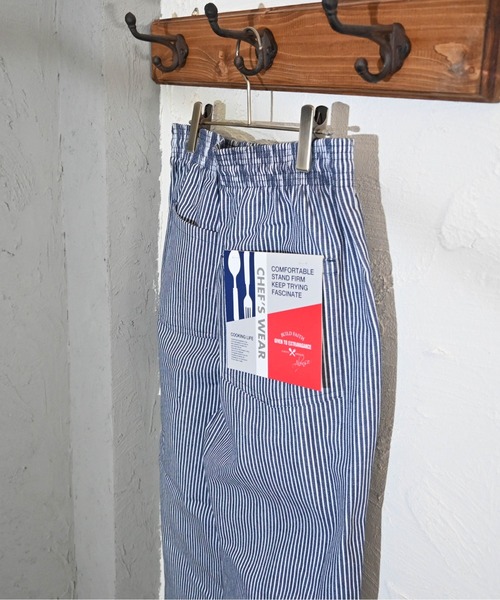 Anytime Songs(エニータイムソングス)の「ヒッコリー シェフパンツ(その他パンツ・メンズ・ホワイト/ブラック/ネイビー・SMALL/MEDIUM/LARGE/X-LARGE)」の8枚目の写真