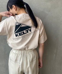 [KELTY/ケルティ] 別注 バックビッグロゴプリントＴシャツ