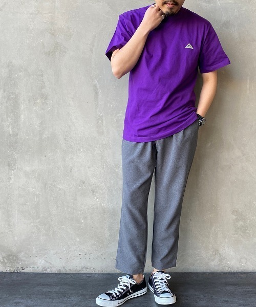 KELTY（ケルティ）の「[KELTY/ケルティ] 別注 バックビッグロゴプリントＴシャツ（Tシャツ/カットソー・レディース・ライトグレー/グリーン/スミクロ/ホワイト/パープル/サンドベージュ・M/L/XS/S）」の12枚目の写真