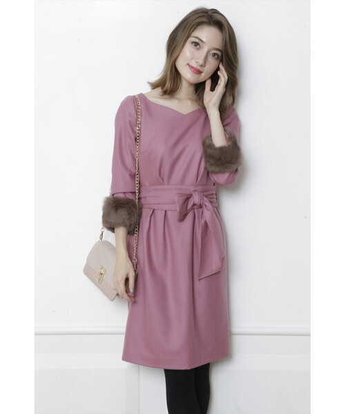 セール ブランド古着 7分袖ワンピース ワンピース Apuweiser Riche アプワイザーリッシェ のファッション通販 Zozoused