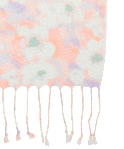 ROPE' PICNIC（ロペピクニック）の「ホワイトフラワープリントストール（ストール/ショール・レディース・ピンク/イエロー・FREE）」の6枚目の写真