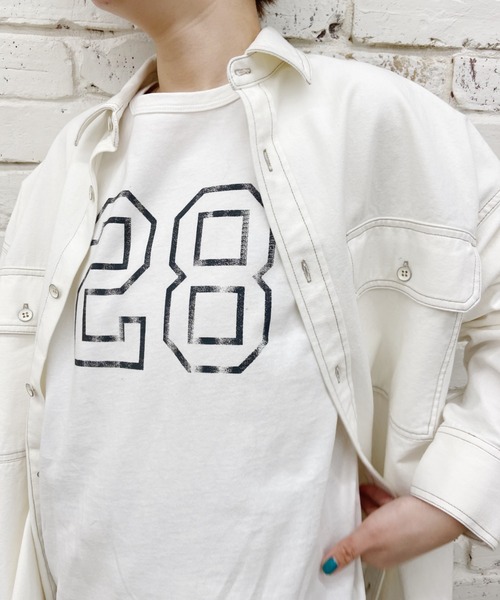SHENERY（シーナリー）の「No.28TEE（Tシャツ/カットソー・レディース・オフホワイト・FREE）」の11枚目の写真