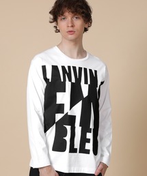 LANVIN en Bleu | ジオメトリックロゴ 長袖Tee(Tシャツ/カットソー)