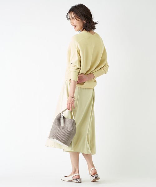 RIVE DROITE(リヴドロワ)の「エコスウェードフレアースカート(スカート・レディース・グレイッシュベージュ/スカイブルー/レモンイエロー・36/38)」の21枚目の写真