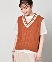Cheri | ラインチルデンニットベスト Cheri/シェリ(ベスト)