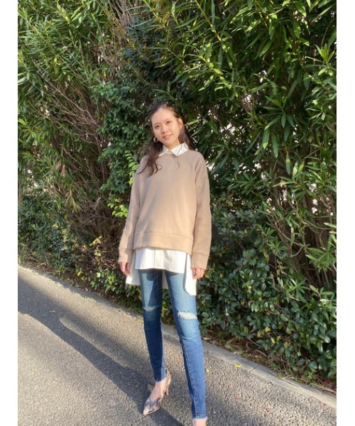 AZUL by moussy（アズールバイマウジー）の「CRASH DENIM SKINNY/クラッシュデニムスキニー（デニムパンツ・レディース・ダークブルー/ライトブルー/ブラック/ホワイト・MEDIUM/XX-SMALL/LARGE/X-SMALL/SMALL/X-LARGE）」の11枚目の写真