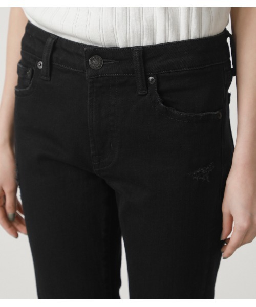 AZUL by moussy（アズールバイマウジー）の「CRASH DENIM SKINNY/クラッシュデニムスキニー（デニムパンツ・レディース・ダークブルー/ライトブルー/ブラック/ホワイト・MEDIUM/XX-SMALL/LARGE/X-SMALL/SMALL/X-LARGE）」の20枚目の写真