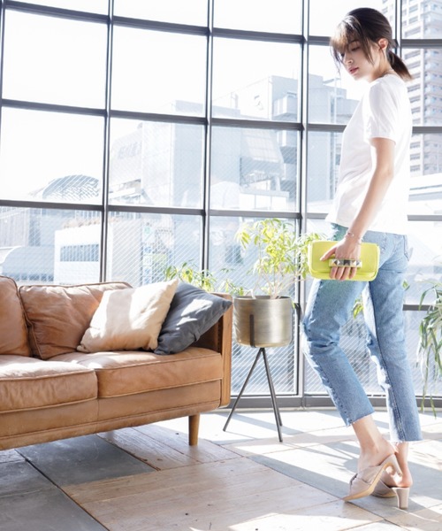 VIVIAN(ヴィヴィアン)の「スクエアトゥノットデザインミュールサンダル(サンダル・レディース・ブラック/グレー系その他7/ブルー/アイボリー・L/S/M/LL)」の19枚目の写真