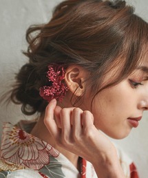 Dita | ドライフラワー 髪飾り4本セット 浴衣や普段使いにも♪【K】(和装小物)