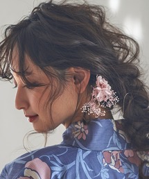 Dita | ドライフラワー 髪飾り4本セット 浴衣や普段使いにも♪【K】(和装小物)
