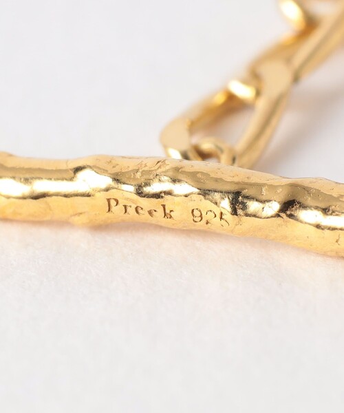 Preek YU-KIN LARIETTE BRACELET ゴールドプレート Preek YU-KIN LARIETTE BRACELET ゴールドプレート