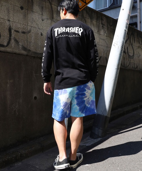 THRASHER(スラッシャー)の「別注 THRASHER/スラッシャー MAG LOGO OF SLEEVE L/S TEE 長袖Tシャツ(Tシャツ/カットソー・メンズ・ホワイト/ブラック/ブラウン・M/L/XL)」の15枚目の写真