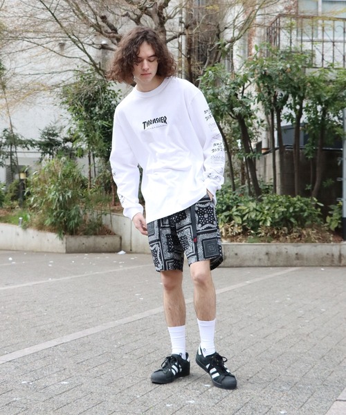 THRASHER(スラッシャー)の「別注 THRASHER/スラッシャー MAG LOGO OF SLEEVE L/S TEE 長袖Tシャツ(Tシャツ/カットソー・メンズ・ホワイト/ブラック/ブラウン・M/L/XL)」の19枚目の写真