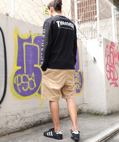 THRASHER(スラッシャー)の「別注 THRASHER/スラッシャー MAG LOGO OF SLEEVE L/S TEE 長袖Tシャツ(Tシャツ/カットソー・メンズ・ホワイト/ブラック/ブラウン・M/L/XL)」の22枚目の写真