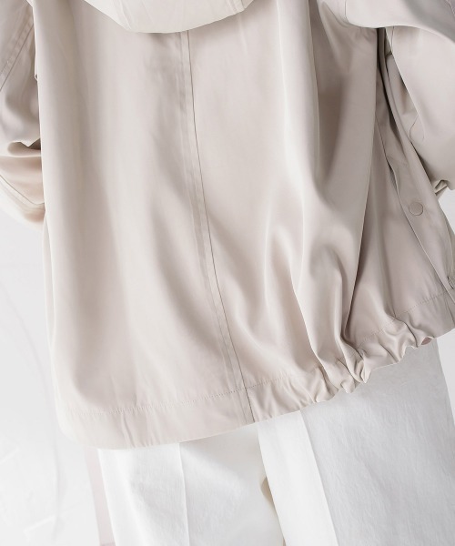 socolla（ソコラ）の「【socolla】ダブルフェイスフレアマウンテンパーカー（その他アウター・レディース・ブラック/ベージュ/ブルー・S/M）」の9枚目の写真