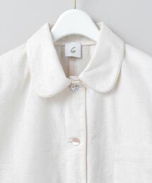 6（ロク）の「＜6(ROKU)＞COTTON SQUARE LACE SHORT SLEEVE