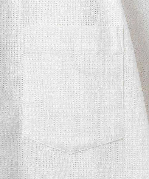 6（ロク）の「＜6(ROKU)＞COTTON SQUARE LACE SHORT SLEEVE