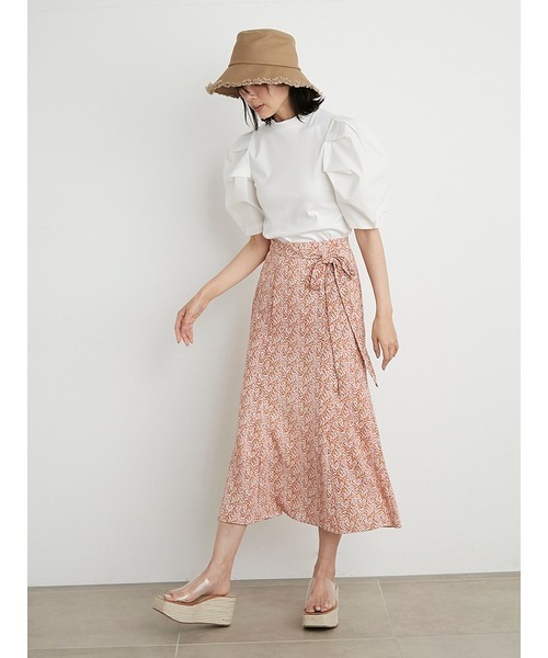スナイデル　プリントナロースカート SNIDEL｜プリントナロースカート | Rakuten Fashion(楽天