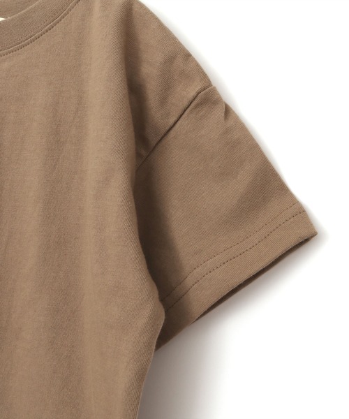 MAKE YOUR DAY（メイクユアデイ）の「レイヤード風ワンマイルセットアップ■80～140cm（ルームウェア/パジャマ・キッズ・ミント/モカ・110/120/130/140/90/100/80）」の9枚目の写真