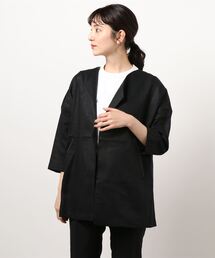 フレンチリネン◆パイピングジャケット