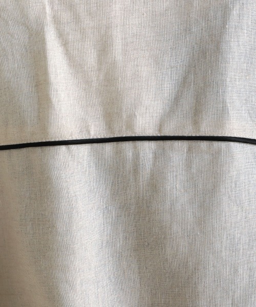 Bou Jeloud（ブージュルード）の「フレンチリネン◆パイピングジャケット（その他アウター・レディース・ブラック/ナチュラル・38）」の19枚目の写真