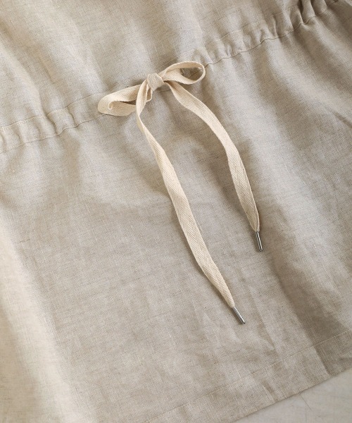 Bou Jeloud（ブージュルード）の「フレンチリネン◆パイピングジャケット（その他アウター・レディース・ブラック/ナチュラル・38）」の16枚目の写真