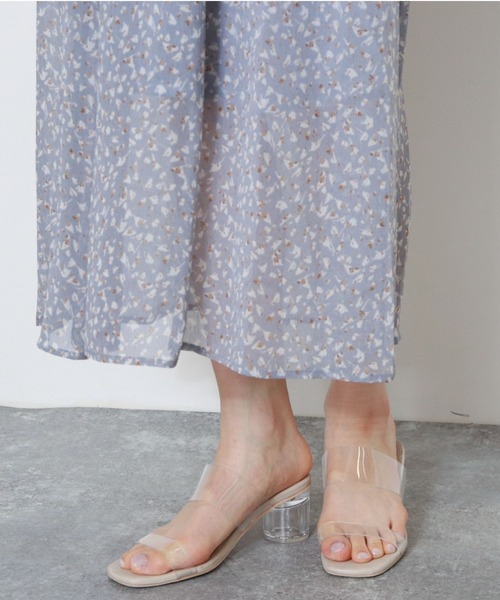 archives（アルシーヴ）の「花柄シフォンプリーツワンピース（ワンピース・レディース・ブラック/ブルー/アイボリー・MEDIUM）」の14枚目の写真