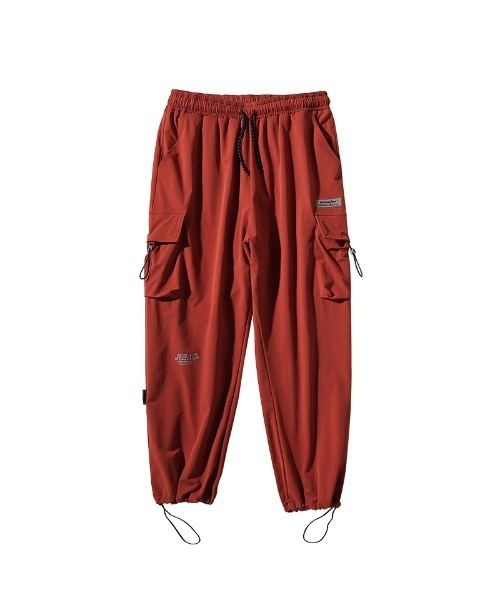 HOOK(フック)の「【HOOK】 裾絞りカーゴパンツ(カーゴパンツ・メンズ・ライトグレー/ブラック/レッド・M/L/XXL/XL)」の11枚目の写真