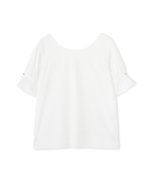 PROPORTION BODY DRESSING（プロポーションボディドレッシング）の「フレアカフスリーブ２ｗａｙブラウス / 1211110501（シャツ/ブラウス・レディース・グレー/ホワイト系その他/ダークベージュ・SMALL/MEDIUM）」の4枚目の写真