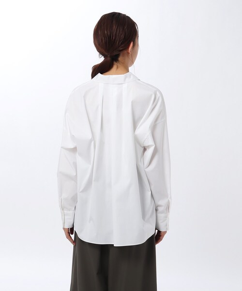 美品 アンタイトル 接触冷感 エステネージュブロードスキッパーシャツ 洗える 美品 アンタイトル 接触冷感 エステネージュブロードスキッパー