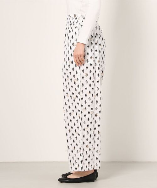 Mala KALANCHOE（マーラカランコエ）の「MALA KALANCHOE / ブロックプリントワイドパンツ（その他パンツ・レディース・ライトホワイト・MEDIUM）」の7枚目の写真