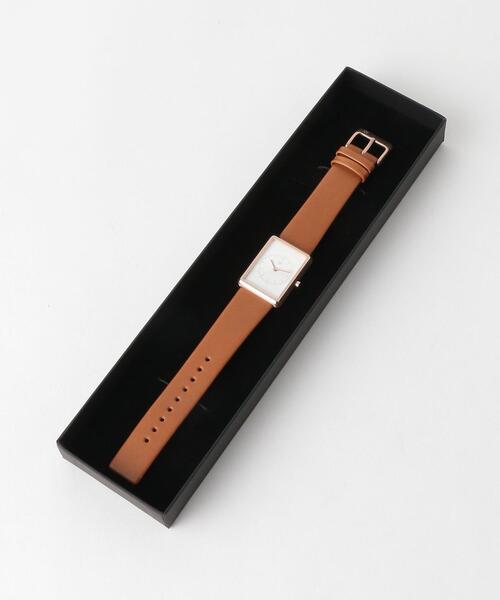 BEAUTY&YOUTH UNITED ARROWS(ビューティーアンドユースユナイテッドアローズ)の「<MAVEN WATCHES>スクエアレザーベルトウォッチ(アナログ腕時計・レディース・ライトグレー/ブラック/ブラウン・FREE)」の11枚目の写真