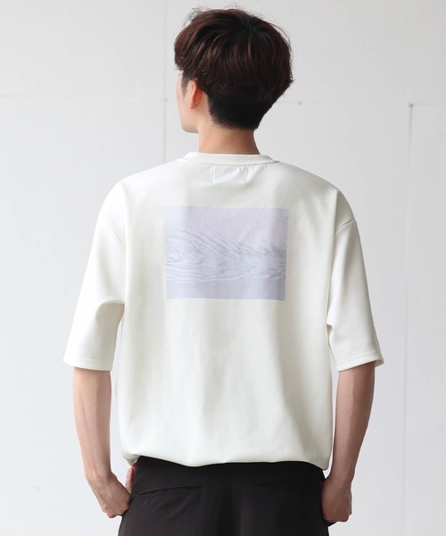 anown(アノン)の「ルーズフィットプリントTシャツ【ファッションインフルエンサー じーの×anown 限定コラボ】(Tシャツ/カットソー・メンズ・ホワイト/グレー・S/M)」の3枚目の写真