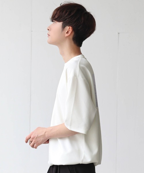 anown(アノン)の「ルーズフィットプリントTシャツ【ファッションインフルエンサー じーの×anown 限定コラボ】(Tシャツ/カットソー・メンズ・ホワイト/グレー・S/M)」の4枚目の写真