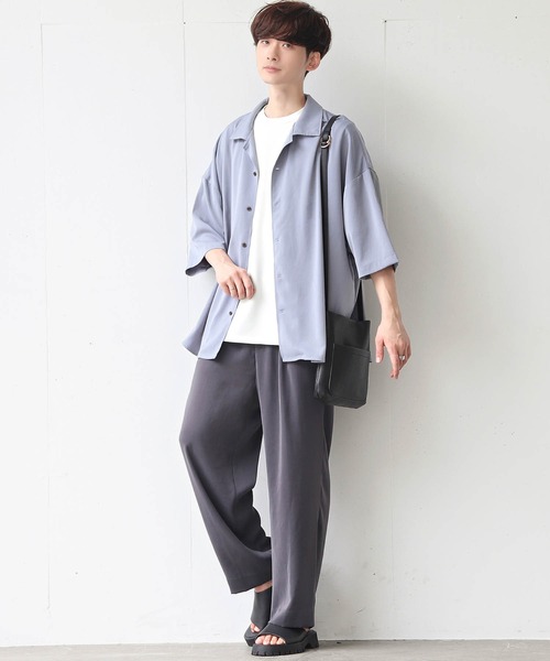 anown(アノン)の「ルーズフィットプリントTシャツ【ファッションインフルエンサー じーの×anown 限定コラボ】(Tシャツ/カットソー・メンズ・ホワイト/グレー・S/M)」の9枚目の写真