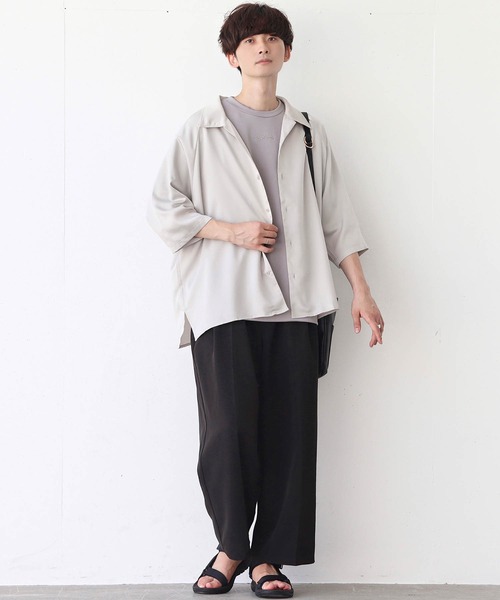 anown(アノン)の「ルーズフィットプリントTシャツ【ファッションインフルエンサー じーの×anown 限定コラボ】(Tシャツ/カットソー・メンズ・ホワイト/グレー・S/M)」の18枚目の写真