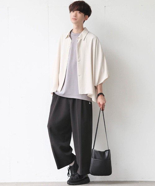 anown(アノン)の「ルーズフィットプリントTシャツ【ファッションインフルエンサー じーの×anown 限定コラボ】(Tシャツ/カットソー・メンズ・ホワイト/グレー・S/M)」の19枚目の写真