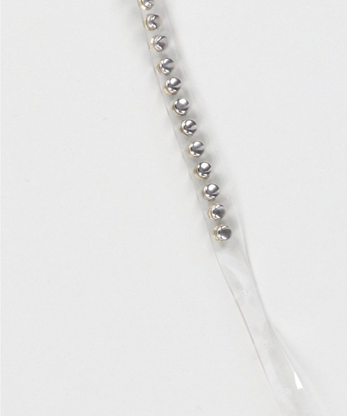 SPINNS（スピンズ）の「ラインストーン付クリアベルト（ベルト・レディース・クリア・ONESIZE）」の7枚目の写真