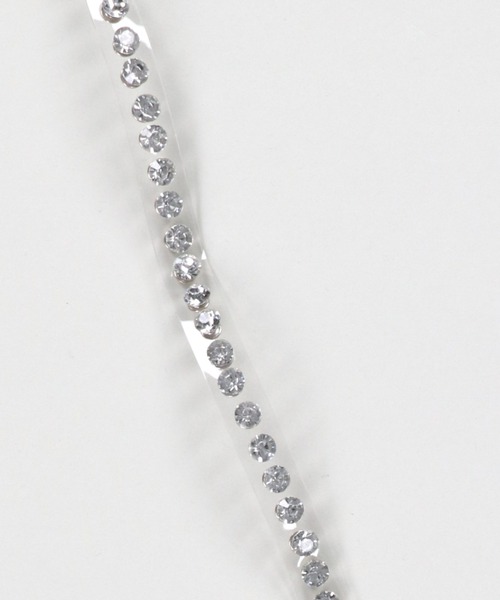 SPINNS（スピンズ）の「ラインストーン付クリアベルト（ベルト・レディース・クリア・ONESIZE）」の6枚目の写真