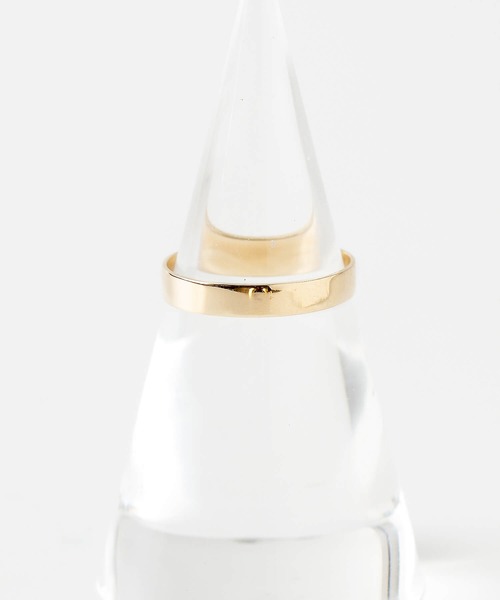 JUICY ROCK（ジューシーロック）の「CYCRO/K10YG ベーシックプレートリング（リング・レディース・ゴールド・#9/#11/#13）」の6枚目の写真