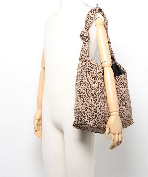 ammy.（エイミードット）の「【 ammy. / エイミードット 】 アニマル レオパード ソフト ワンショルダー トートバッグ（トートバッグ・レディース・ホワイト/ブラウン・FREE）」の7枚目の写真